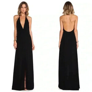 Solace London Black Maxi Dress